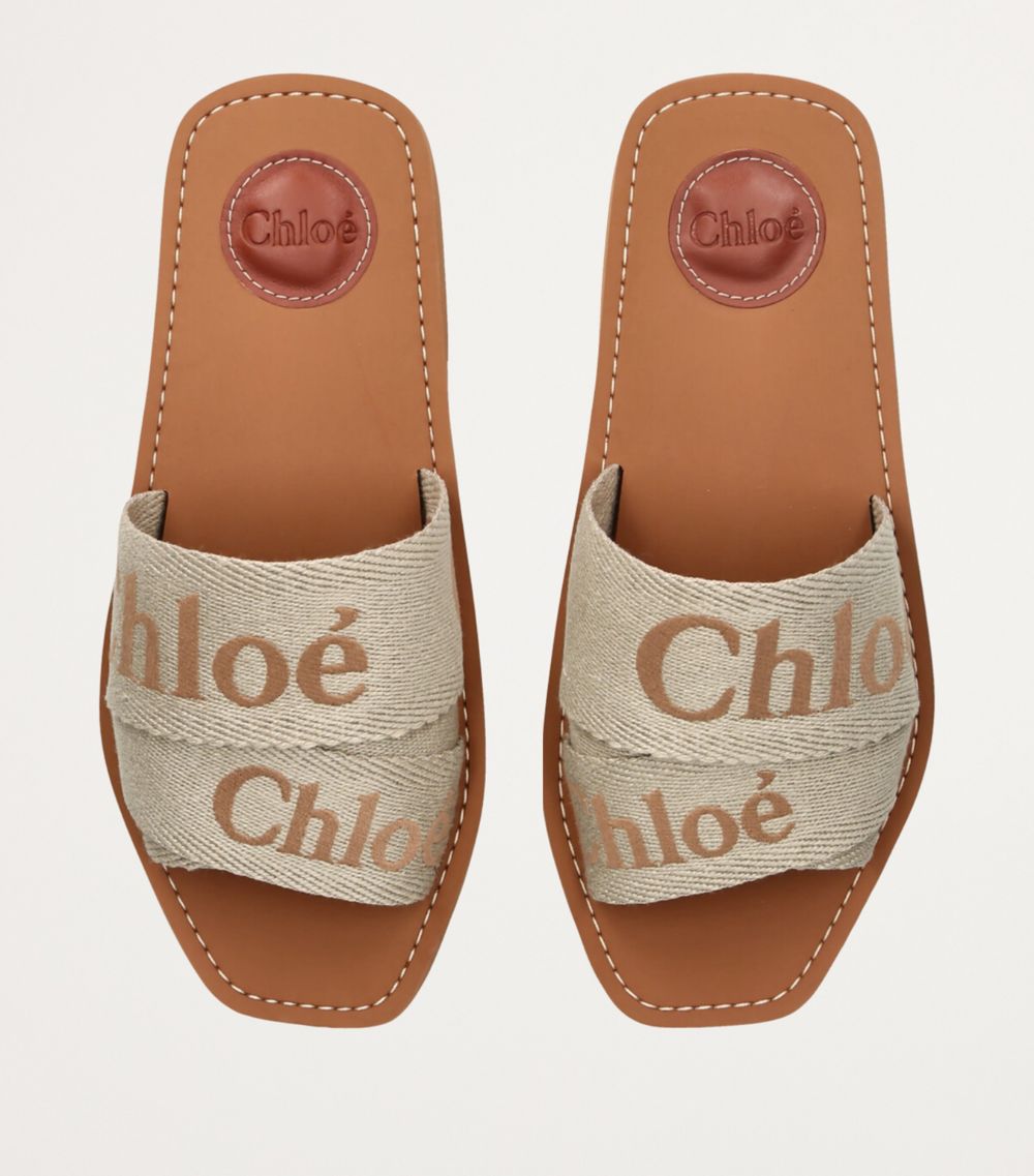 Chloé Chloé Logo Woody Slides