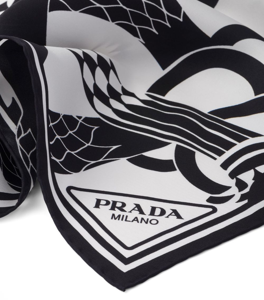 Prada Prada Silk Snake Scarf