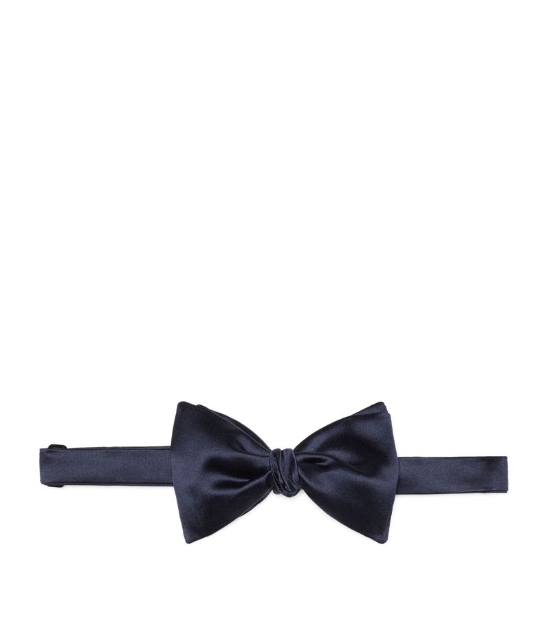 Brunello Cucinelli Brunello Cucinelli Silk-Cotton Satin Bow Tie