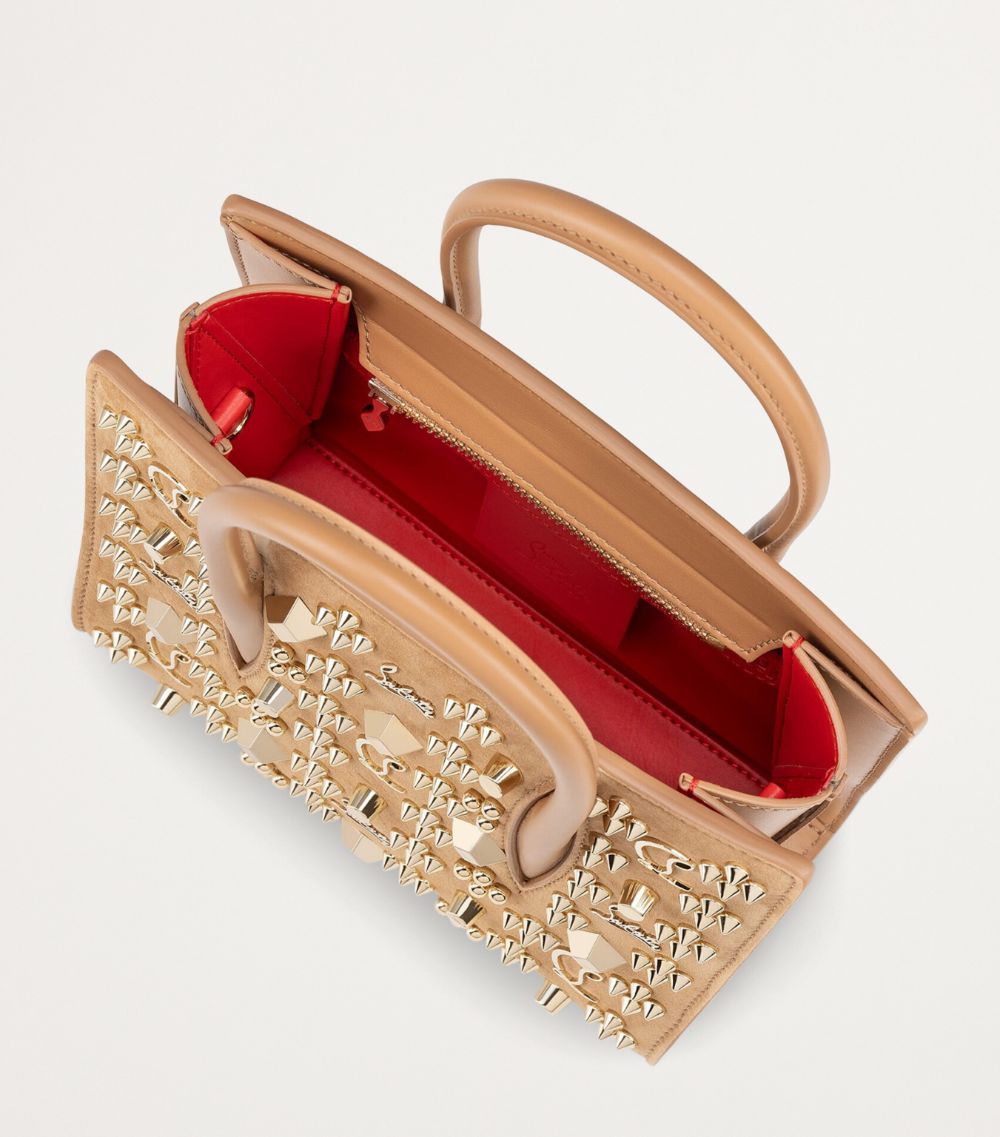 Christian Louboutin Christian Louboutin Paloma Mini Calfskin Top-Handle Bag