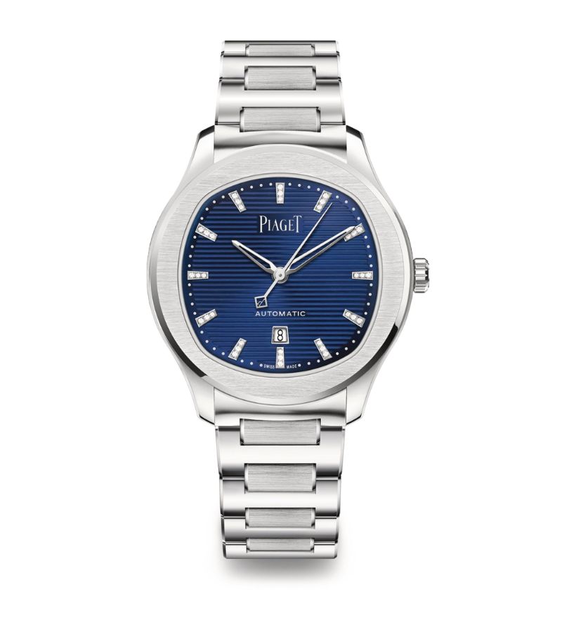 Piaget Piaget Steel And Diamond Polo Date Automatic Watch 36Mm