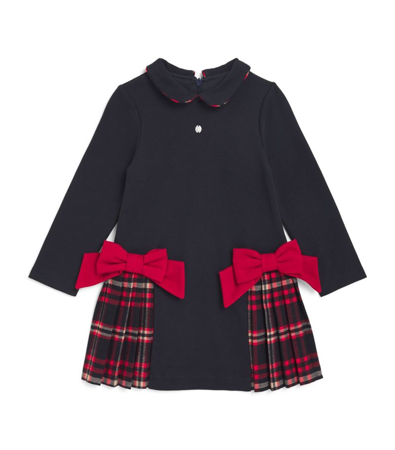 Patachou Patachou Tartan-Trim Dress (2-4 Years)