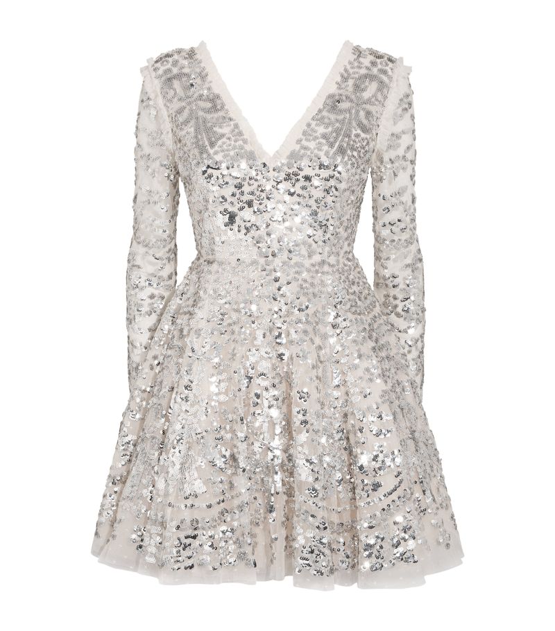 Needle & Thread Needle & Thread Embellished Chandelier Mini Dress