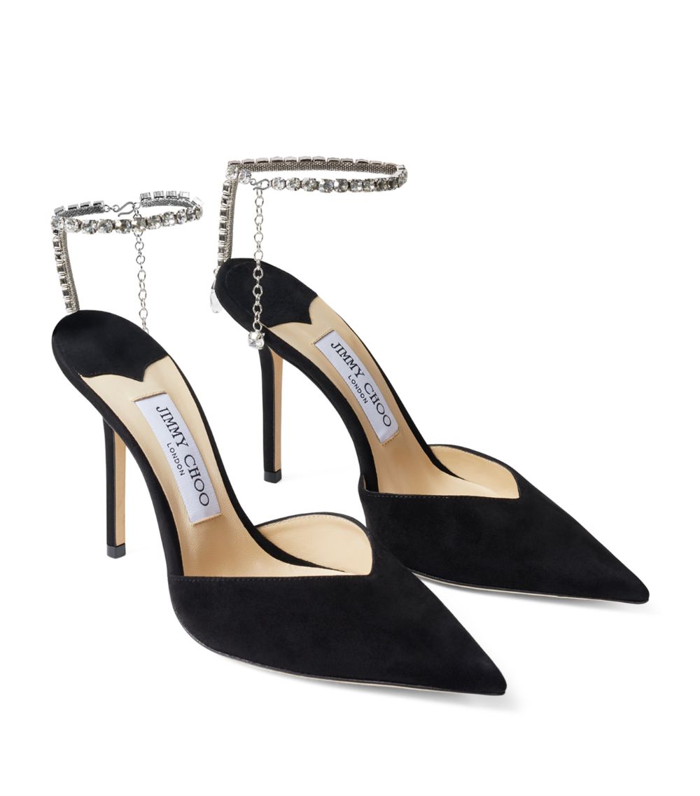 Jimmy Choo Jimmy Choo Saeda 100 Suede Pumps