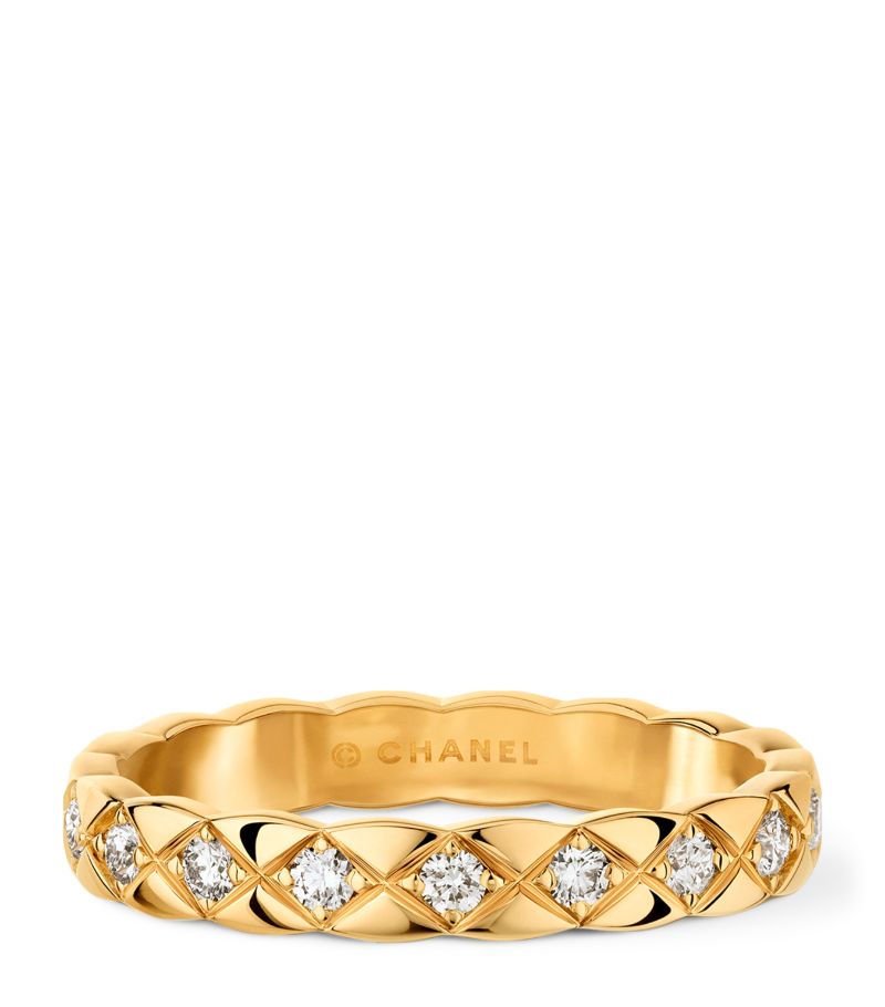 Chanel Chanel Yellow Gold And Diamond Coco Crush Ring