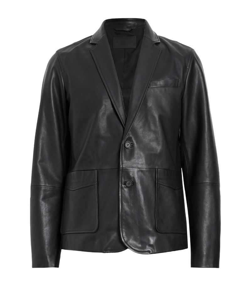 Allsaints Allsaints Leather Andrius Blazer