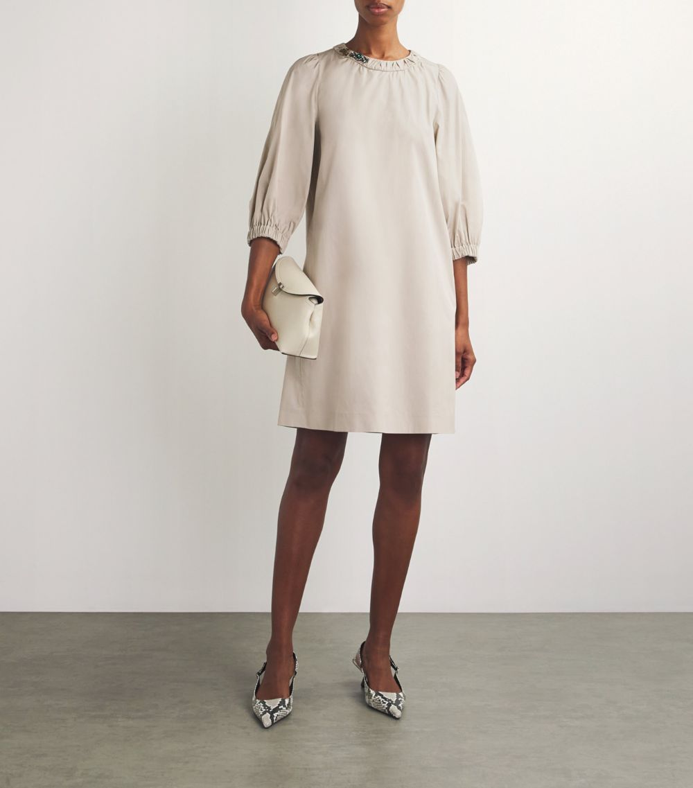 Max Mara Max Mara Cotton Poplin Crystal Dress