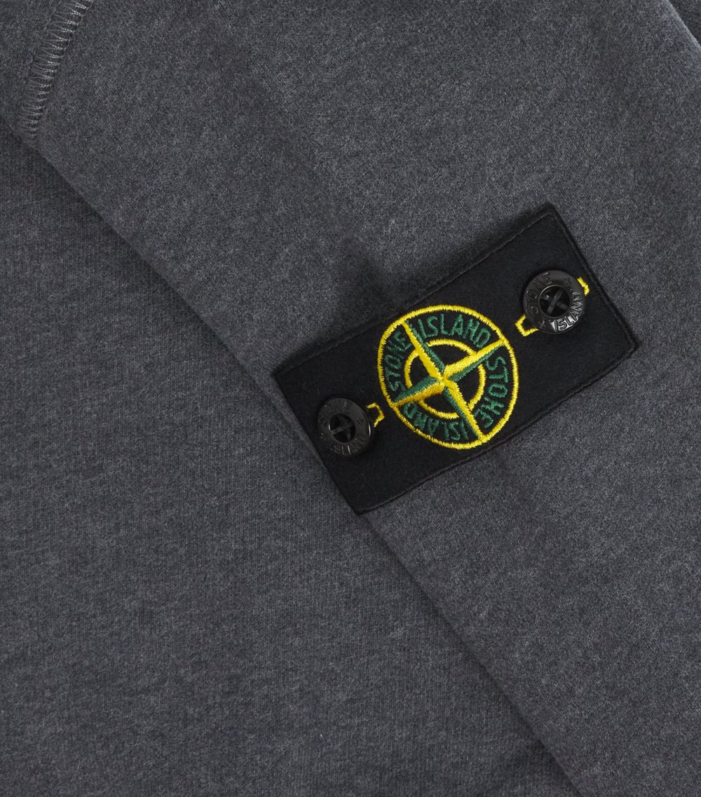 Stone Island Junior Stone Island Junior Cotton Logo Sweatshirt (4-14 Years)