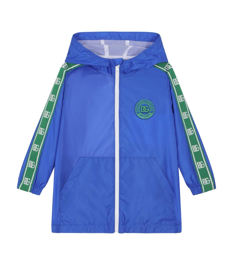 Dolce & Gabbana Dolce & Gabbana Kids Logo Windbreaker Jacket (2-6 Years)