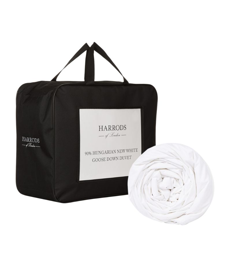 Harrods Of London Harrods Of London Single 90% Hungarian New White Goose Down Duvet (9 Tog)