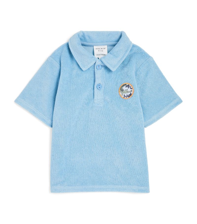 Carrément Beau Carrement Beau Cotton-Blend Terry Polo Shirt (2-3 Years)