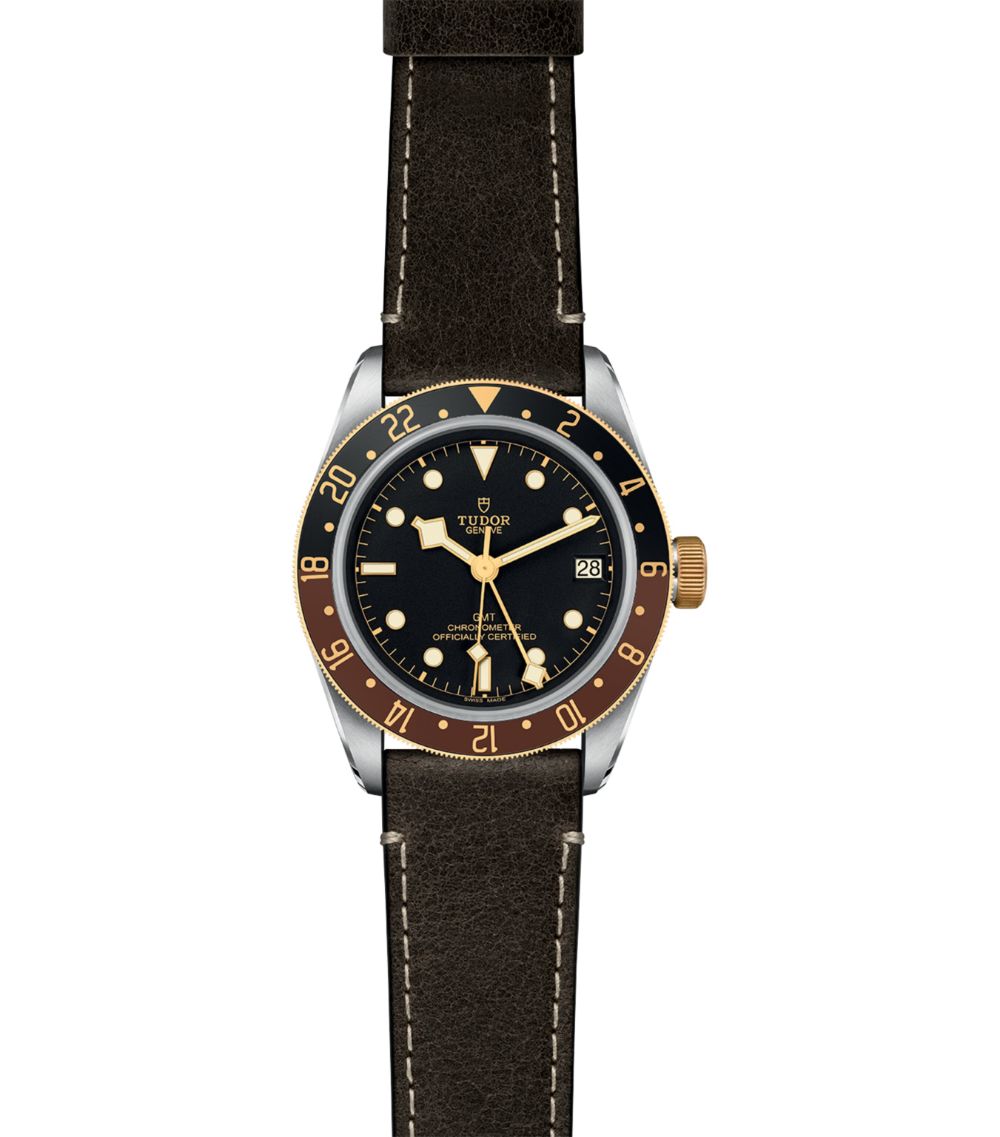 Tudor Tudor Black Bay Gmt Stainless Steel And Yellow Gold Watch 41Mm