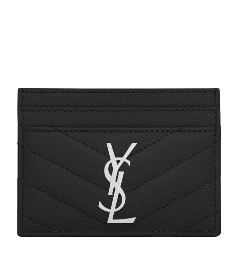 Saint Laurent Saint Laurent Monogram Saint Laurent Matelassé Card Holder