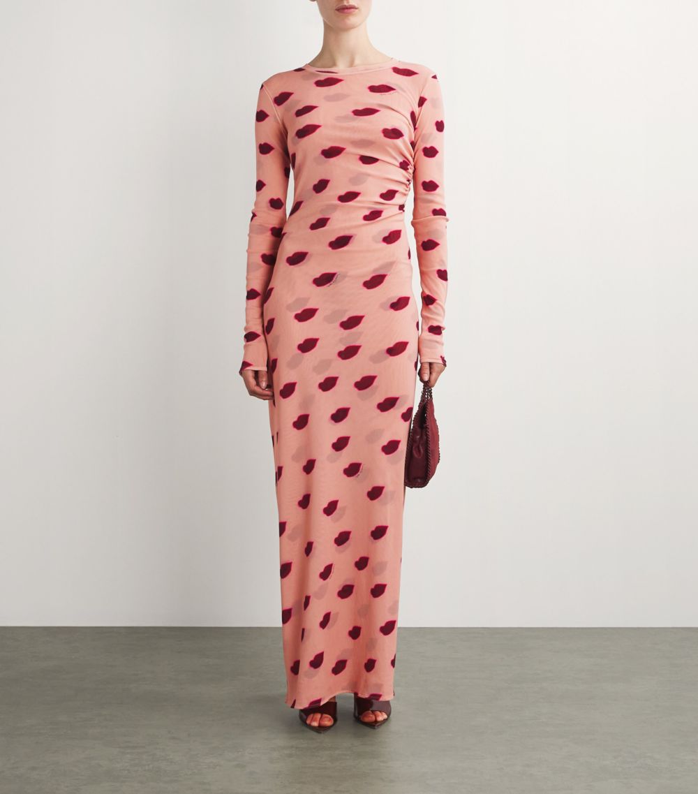 Stella McCartney Stella Mccartney Lips Maxi Dress