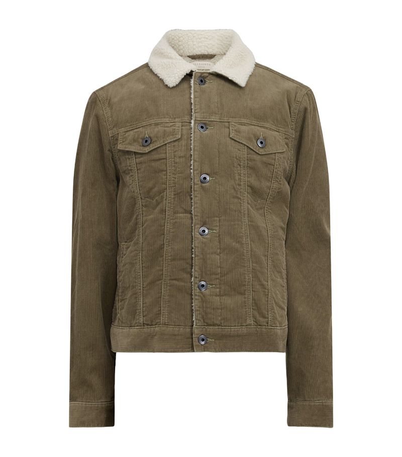 Allsaints Allsaints Cotton Corduroy Westy Trucker Jacket