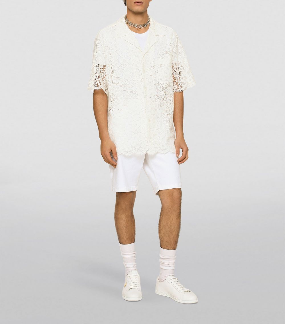 Dolce & Gabbana Dolce & Gabbana Lace Cuban Shirt