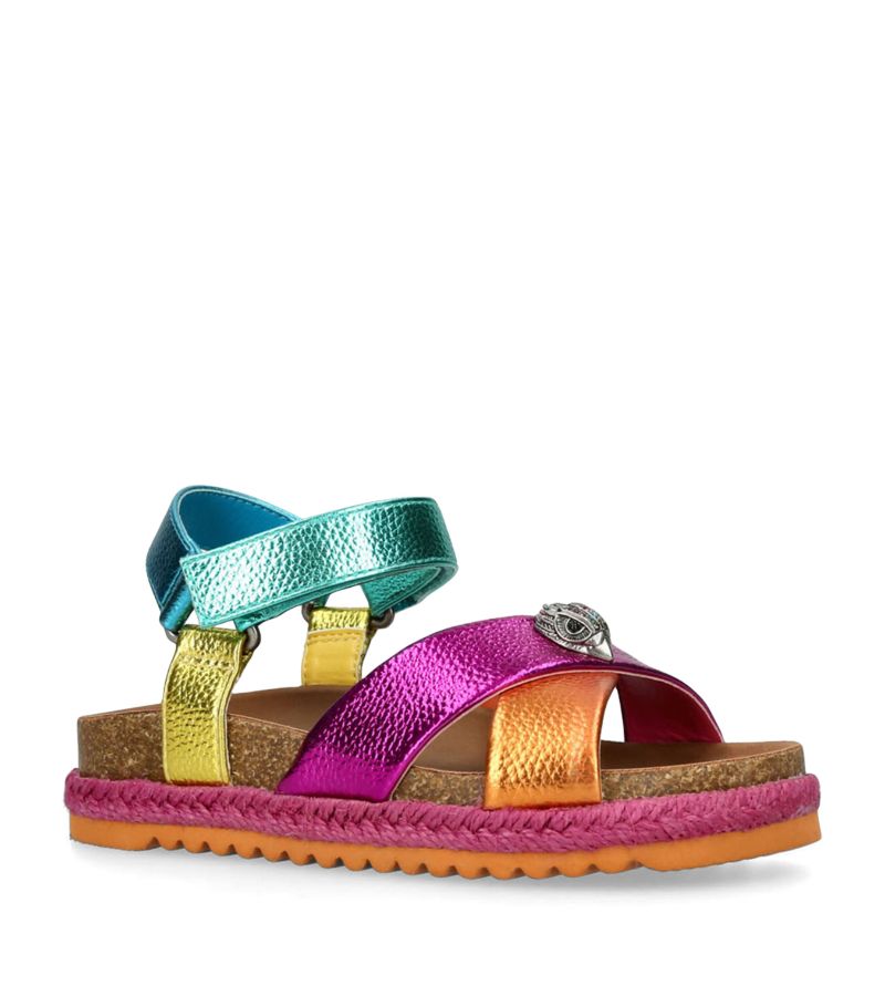 Kurt Geiger London Kurt Geiger London Leather Mini Kensington Espadrille Sandals