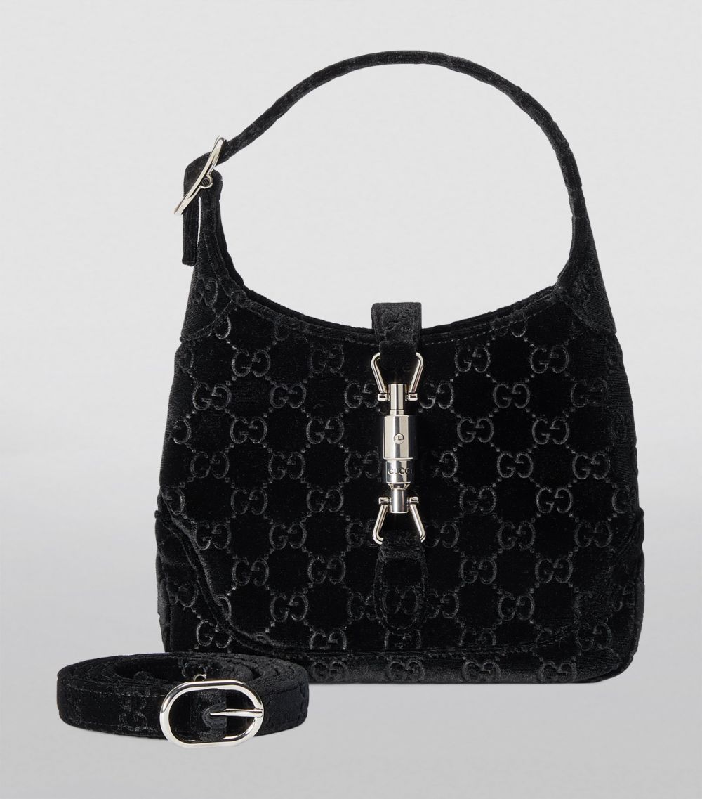 Gucci Gucci Small Velvet Jackie 1961 Shoulder Bag