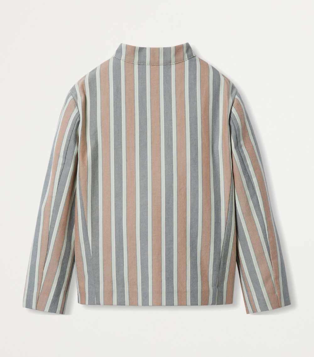 Gucci Gucci Kids Cotton Twill Striped Jacket (4-12 Years)