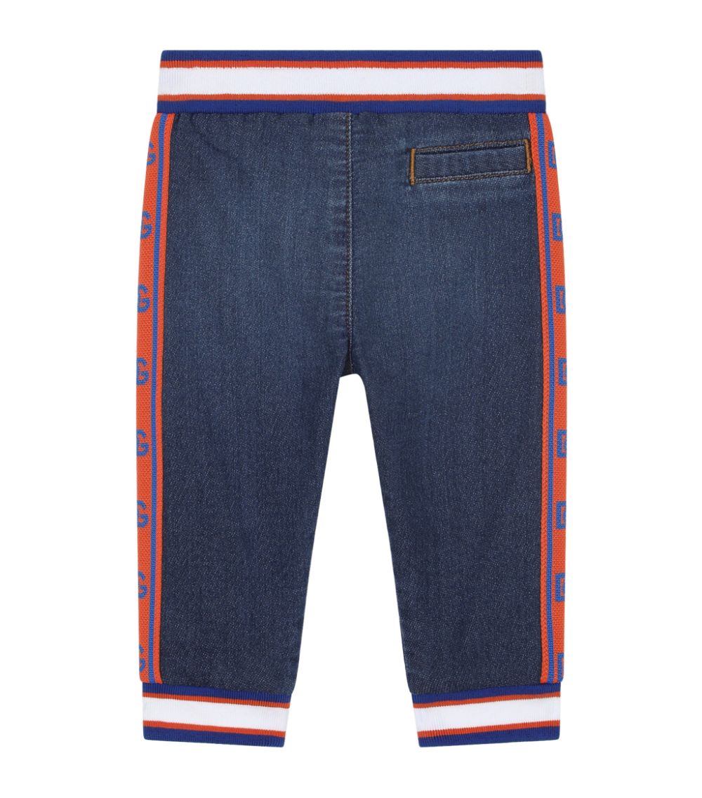 Dolce & Gabbana Dolce & Gabbana Kids Side Panel Logo Jeans (3-30 Months)