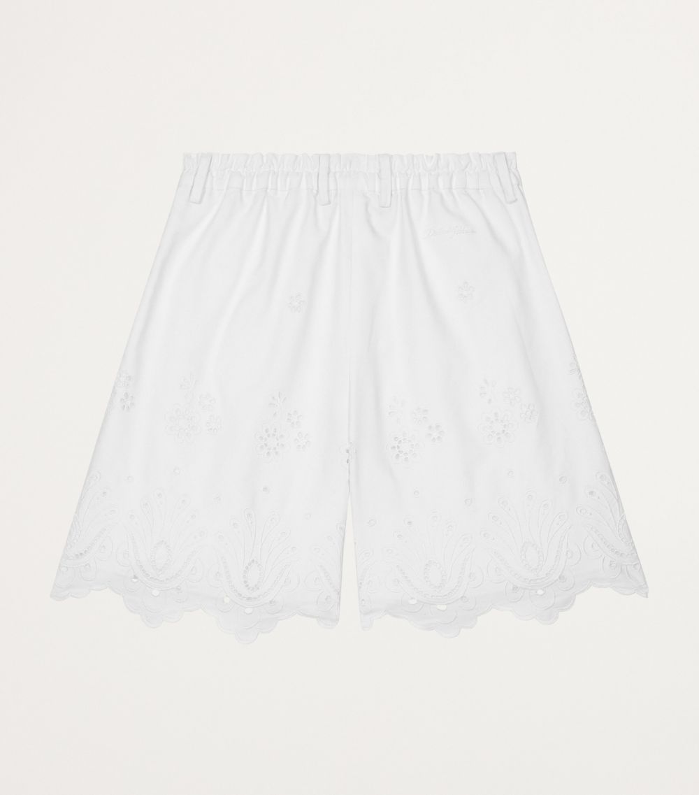 Dolce & Gabbana Dolce & Gabbana Kids Broderie Anglaise Shorts (8-12 Years)