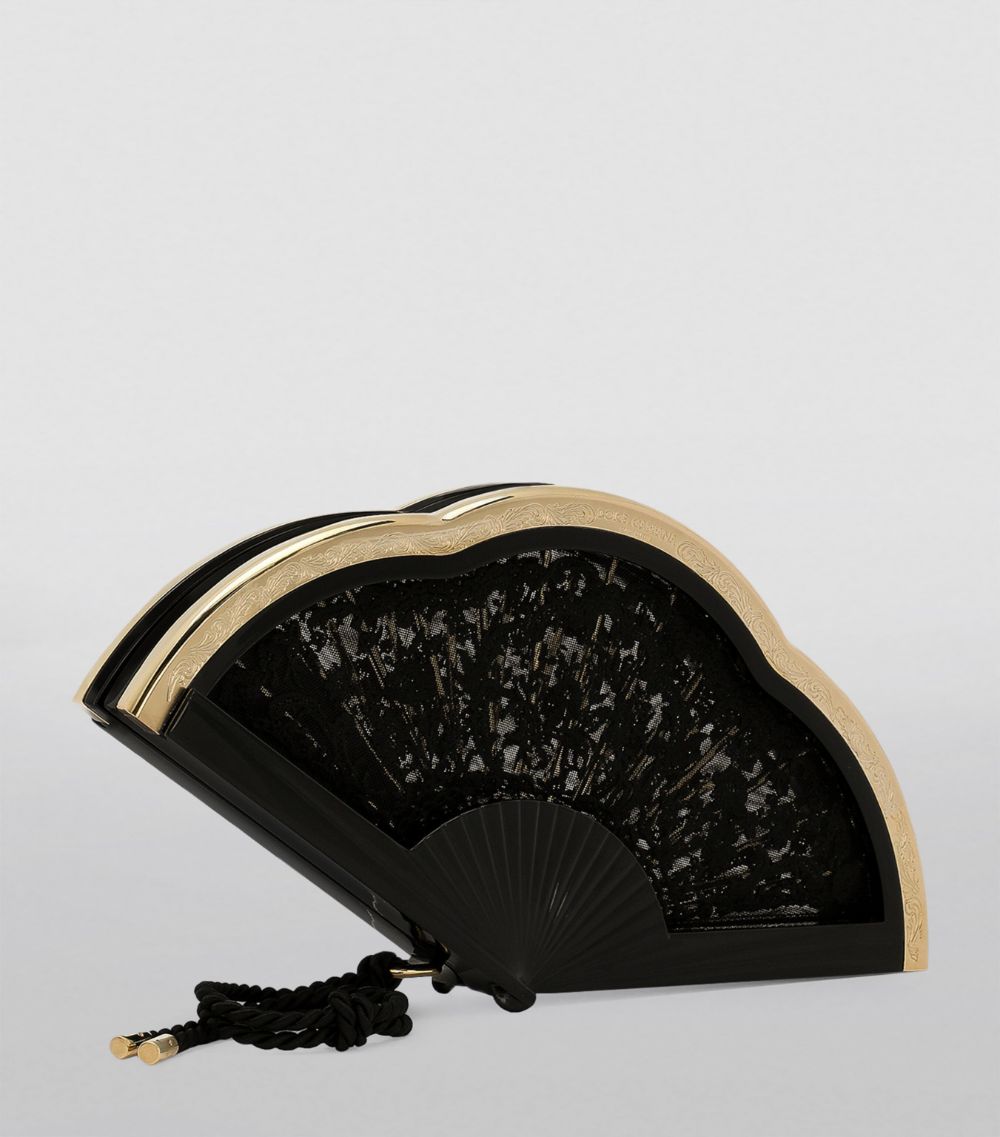 Dolce & Gabbana Dolce & Gabbana Lace Fan Clutch Bag