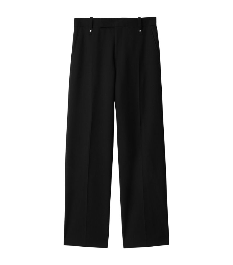 Burberry Burberry Wool-Blend Tailored Trousers