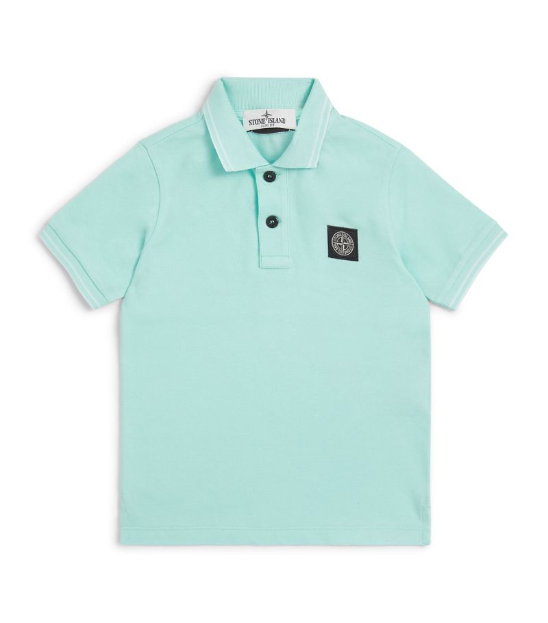 Stone Island Junior Stone Island Junior Logo Polo Shirt (4-14 Years)