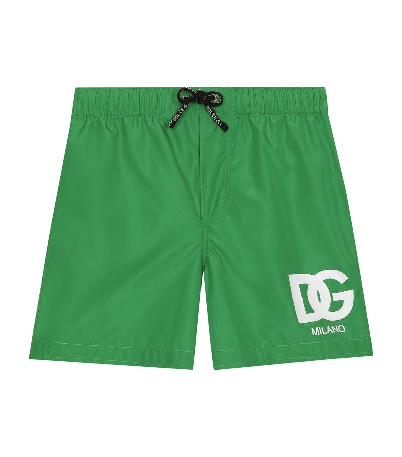 Dolce & Gabbana Dolce & Gabbana Kids Logo Swim Shorts (8-12 Years)