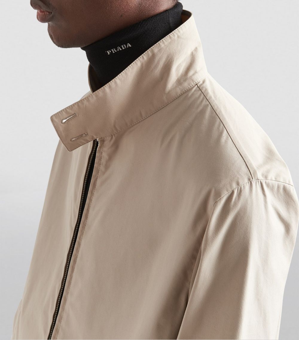 Prada Prada Cotton-Blend Bomber Jacket