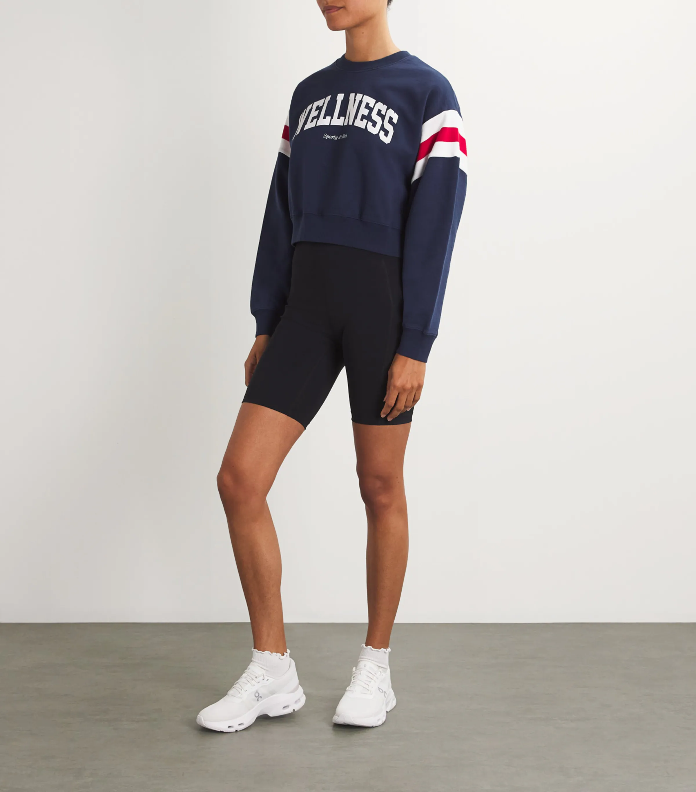 Sporty & Rich Sporty & Rich Cotton Wellness Rugby Sweatshirt