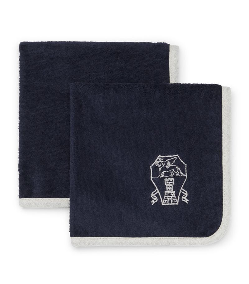 Brunello Cucinelli Brunello Cucinelli Set Of 2 Terrycloth Hand Towels (30Cm X 30Cm)