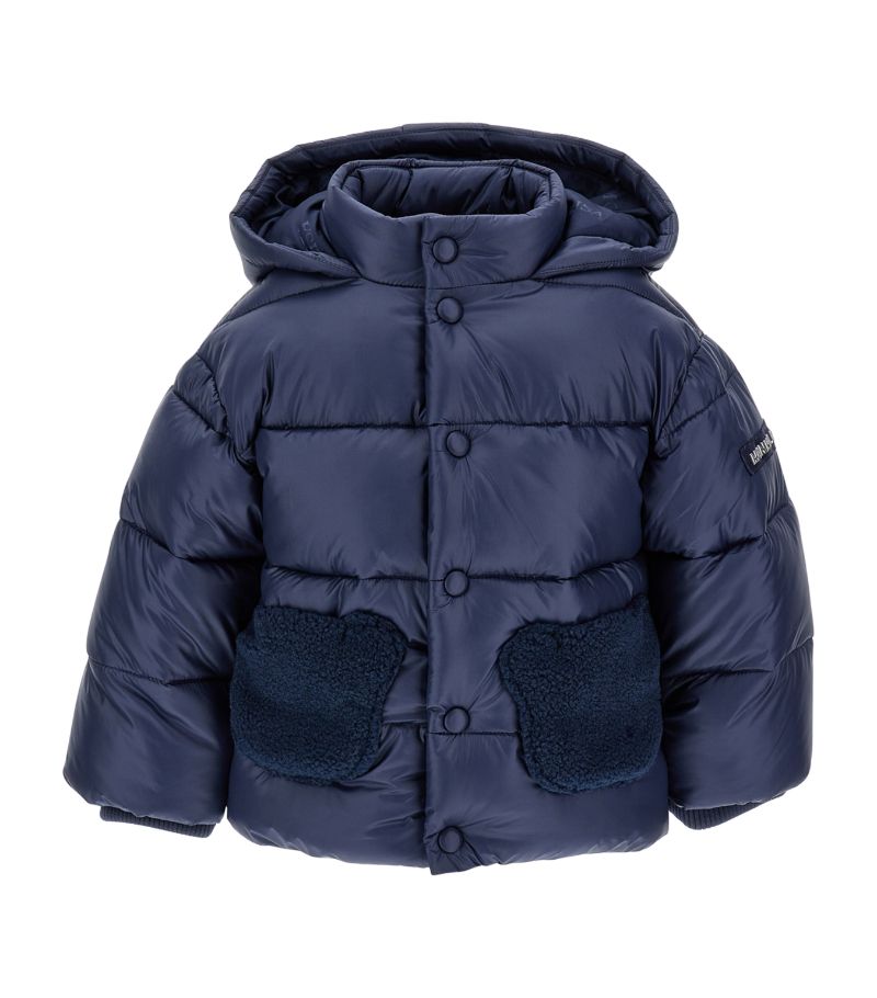 Monnalisa Monnalisa Plush Pocket Puffer Jacket (9-36 Months)