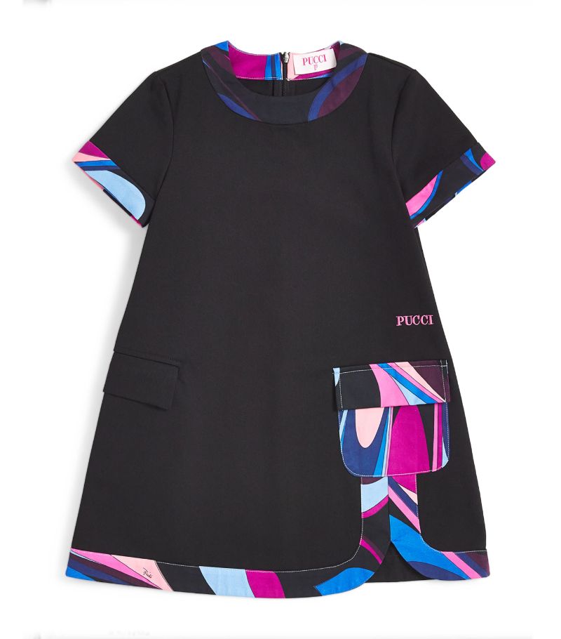 Pucci Junior Pucci Junior Cotton Marmo Print Dress (12-14 Years)