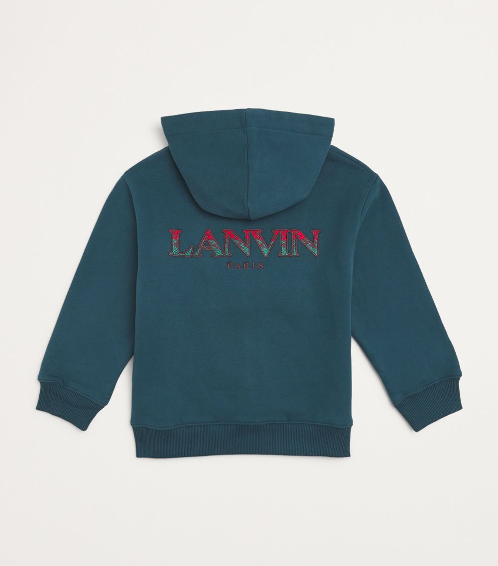 Lanvin Enfant Lanvin Enfant Cotton Zip-Up Hoodie (4-14 Years)