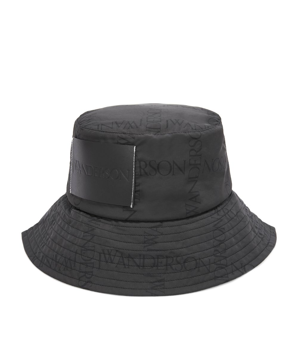 Jw Anderson Jw Anderson Asymmetric Logo Bucket Hat