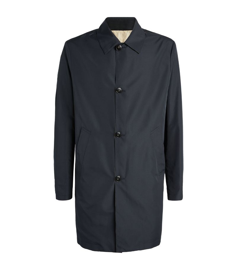 Canali Canali Reversible Mac Raincoat