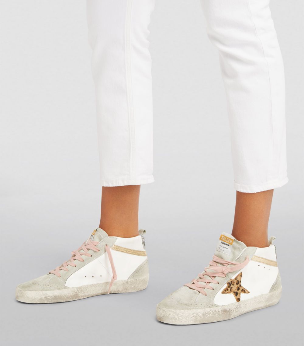 Golden Goose Golden Goose Leather Mid Star Sneakers