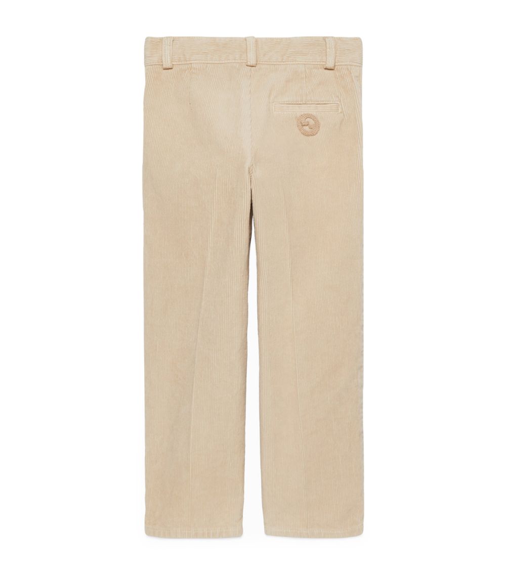 Gucci Gucci Kids Velvet Corduroy Trousers (4-12 Years)