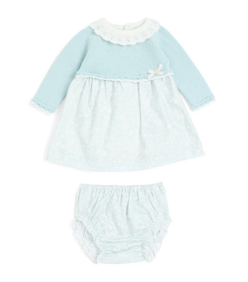 Paz Rodriguez Paz Rodriguez Knitted Dress And Bloomers Set (1-24 Months)