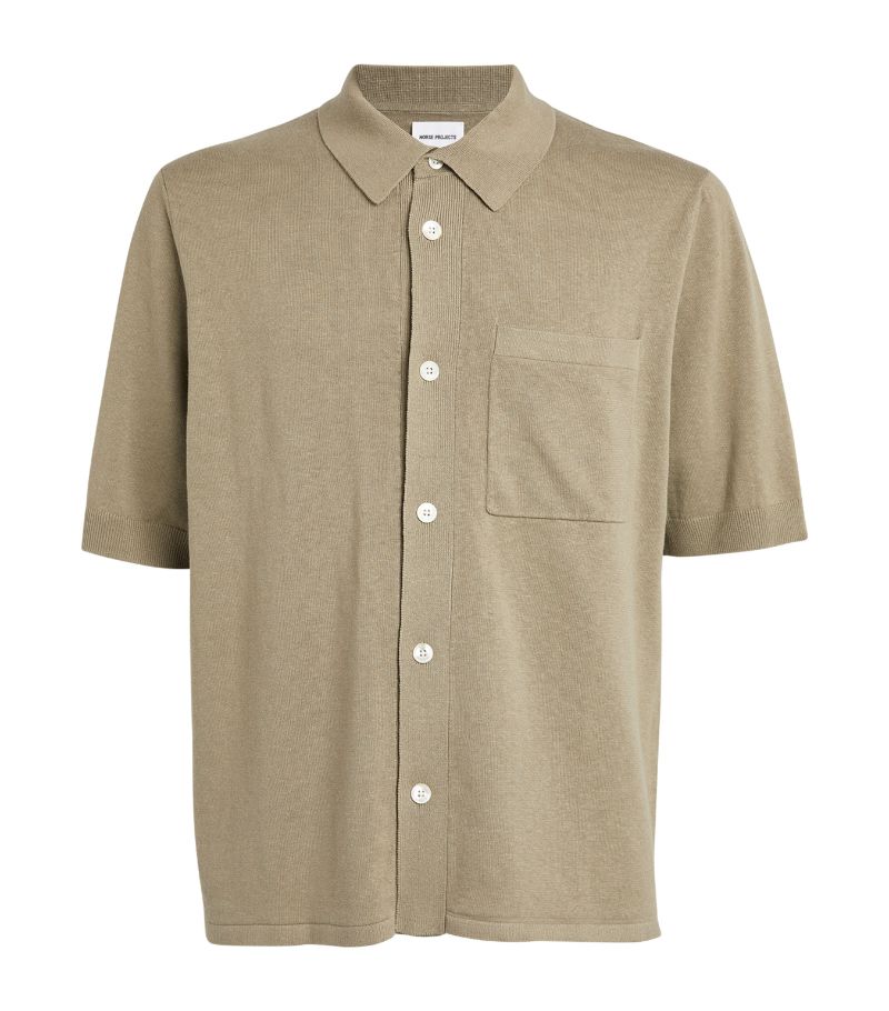 Norse Projects Norse Projects Linen-Blend Short-Sleeve Shirt