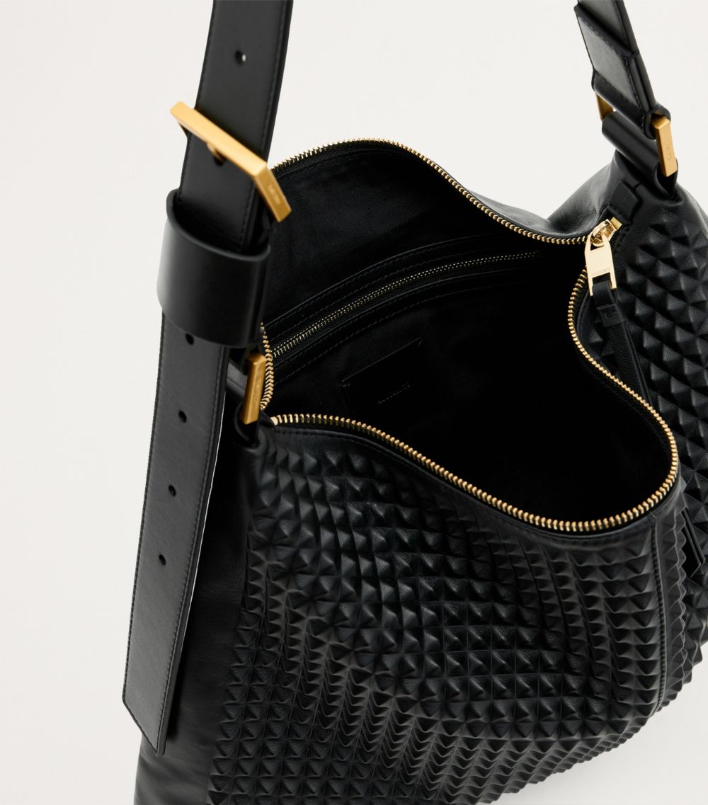 Allsaints Allsaints Leather Studded Edbury Shoulder Bag