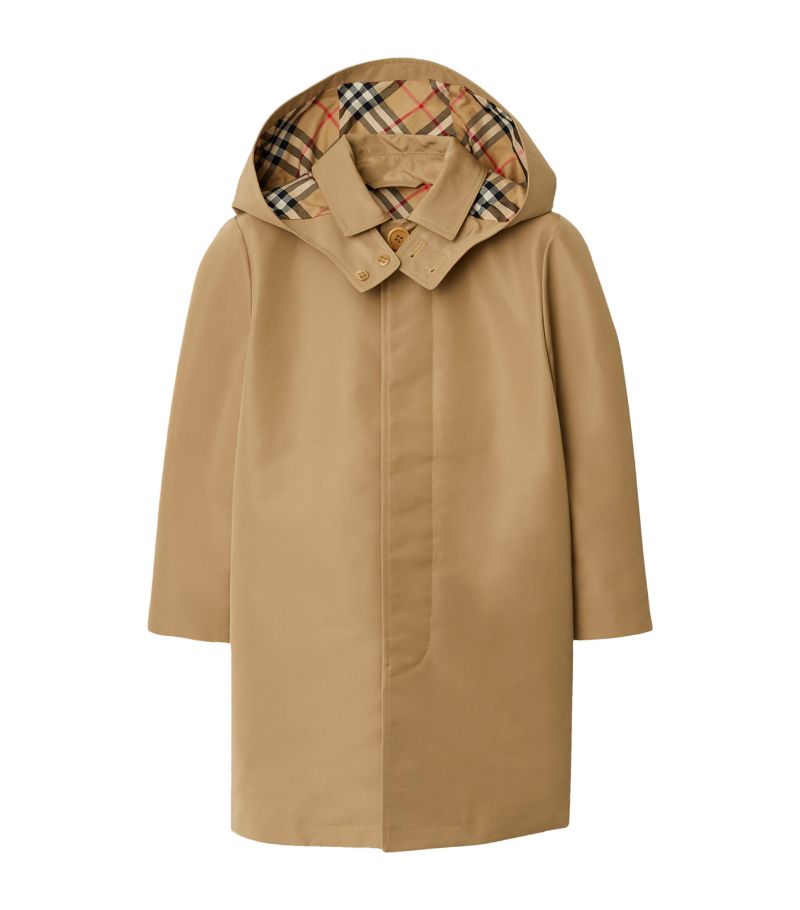 Burberry Burberry Kids Hooded Trench Coat (3-14 Years)