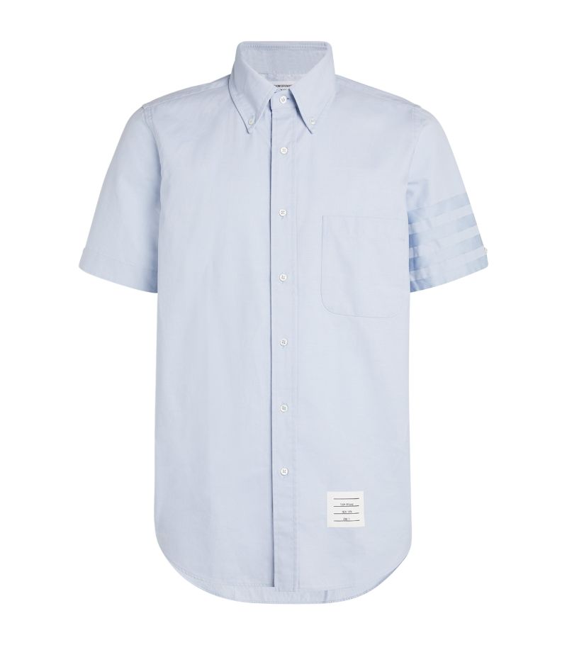 Thom Browne Thom Browne 4-Bar Short-Sleeved Shirt