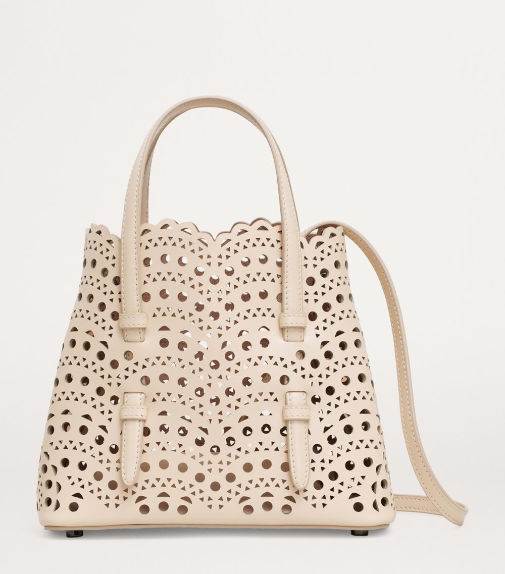 Alaïa Alaïa Leather Mina 20 Top-Handle Bag