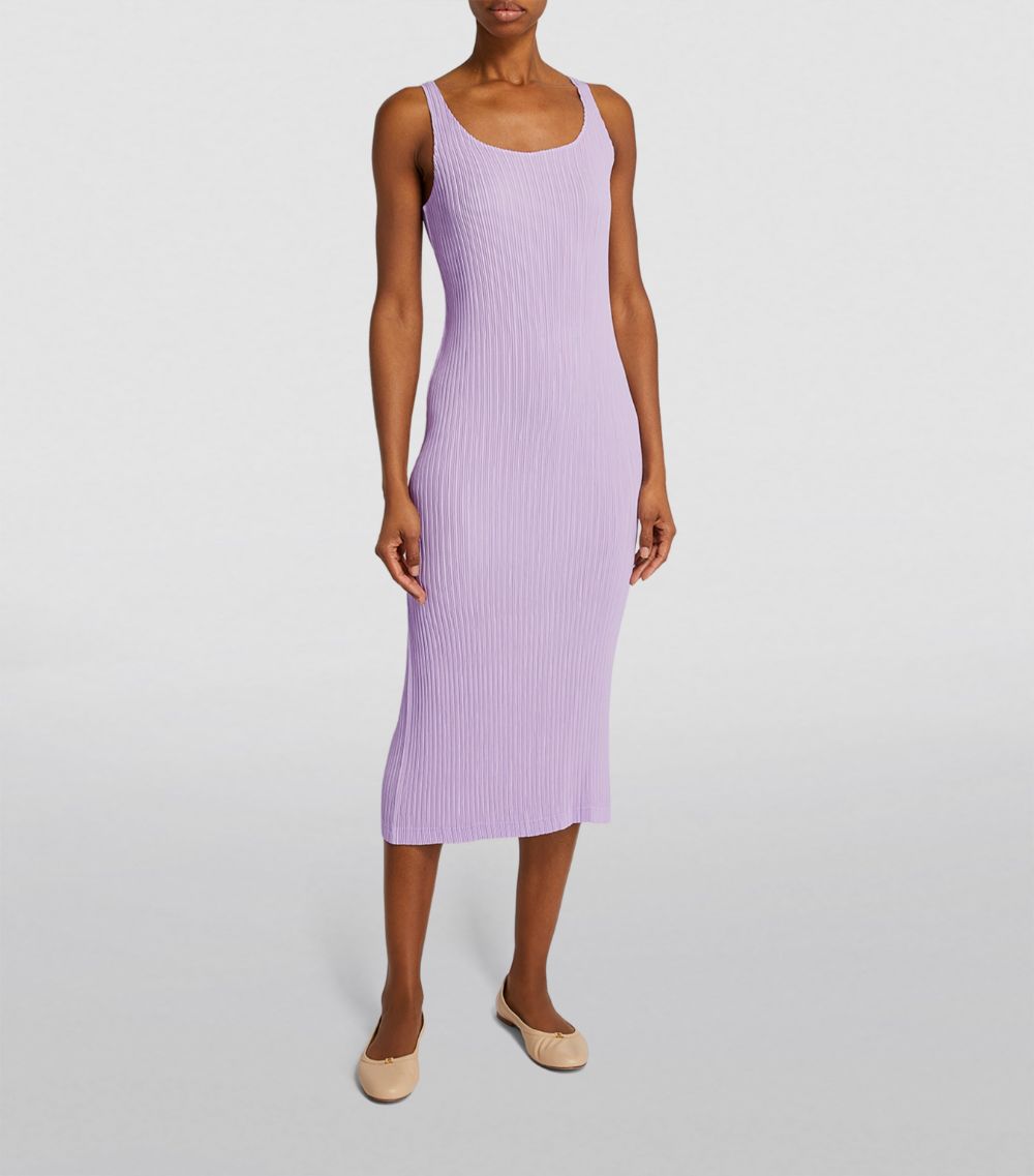 Issey Miyake Issey Miyake Hatching Pleats 2 Midi Dress