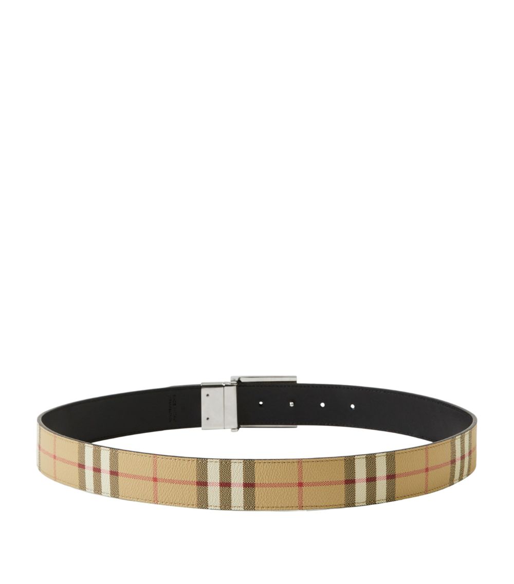 Burberry Burberry Reversible Check Belt