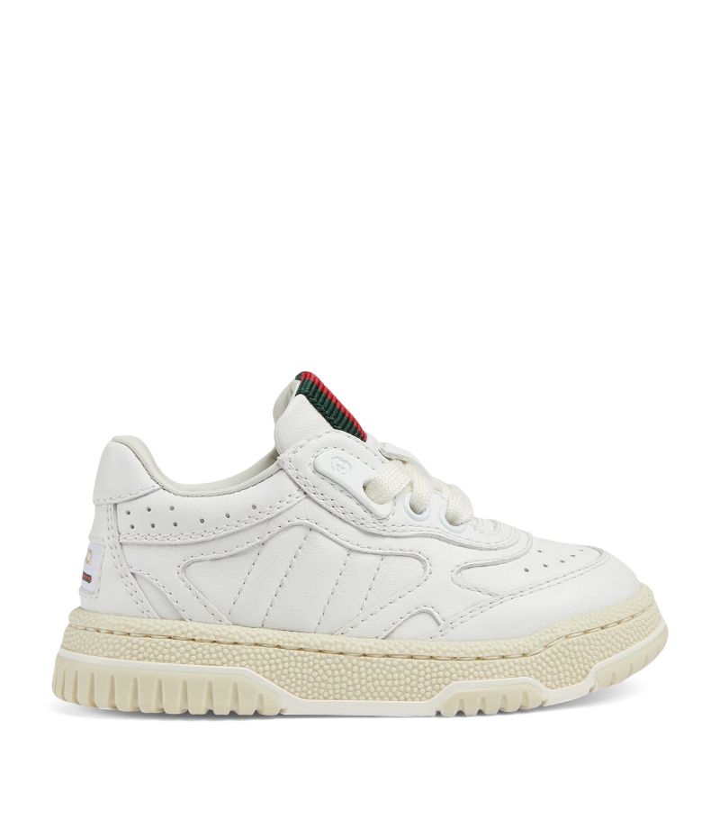 Gucci Gucci Kids Leather Re-Web Sneakers