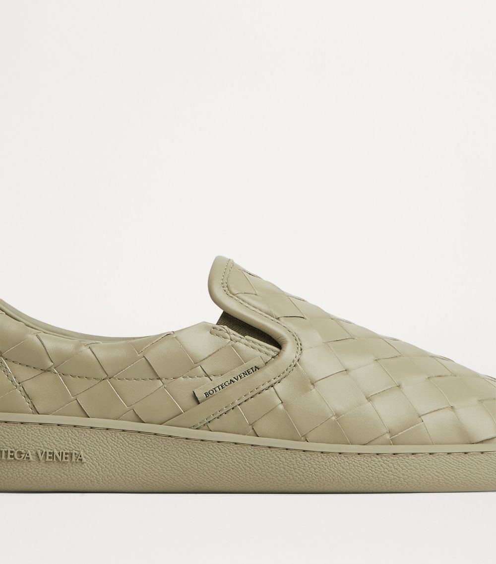 Bottega Veneta Bottega Veneta Leather Intrecciato Sawyer Sneakers