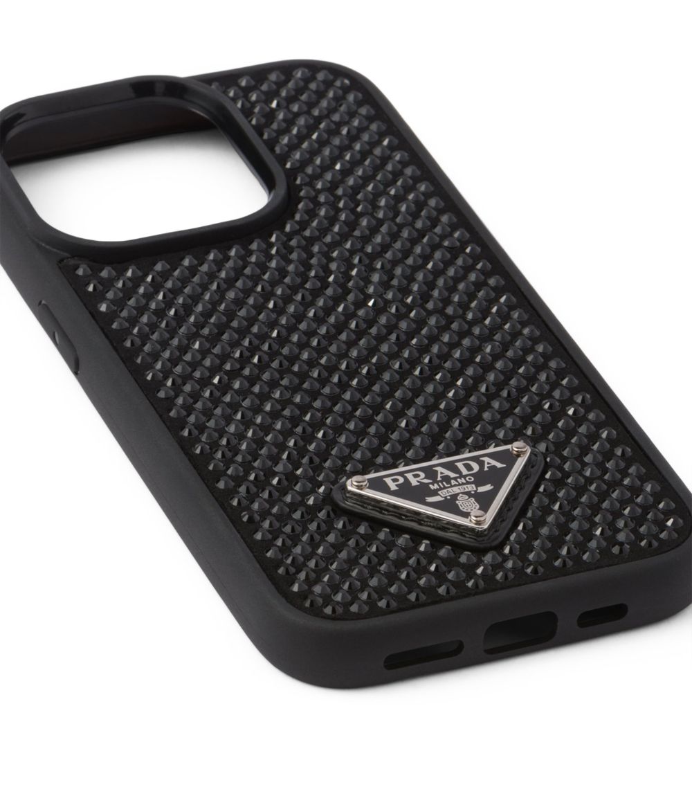 Prada Prada Embellished Iphone 14 Pro Max Case